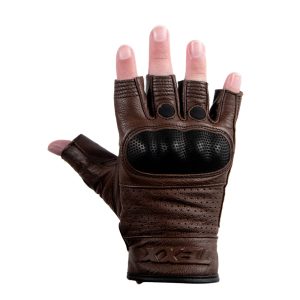 Luvas Texx Liberty Meio Dedo Marrom   M