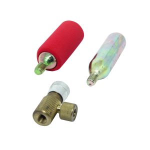 Kit P/encher Pneu Bering (bikes) Valv + 2 Garrafas Co2 16g
